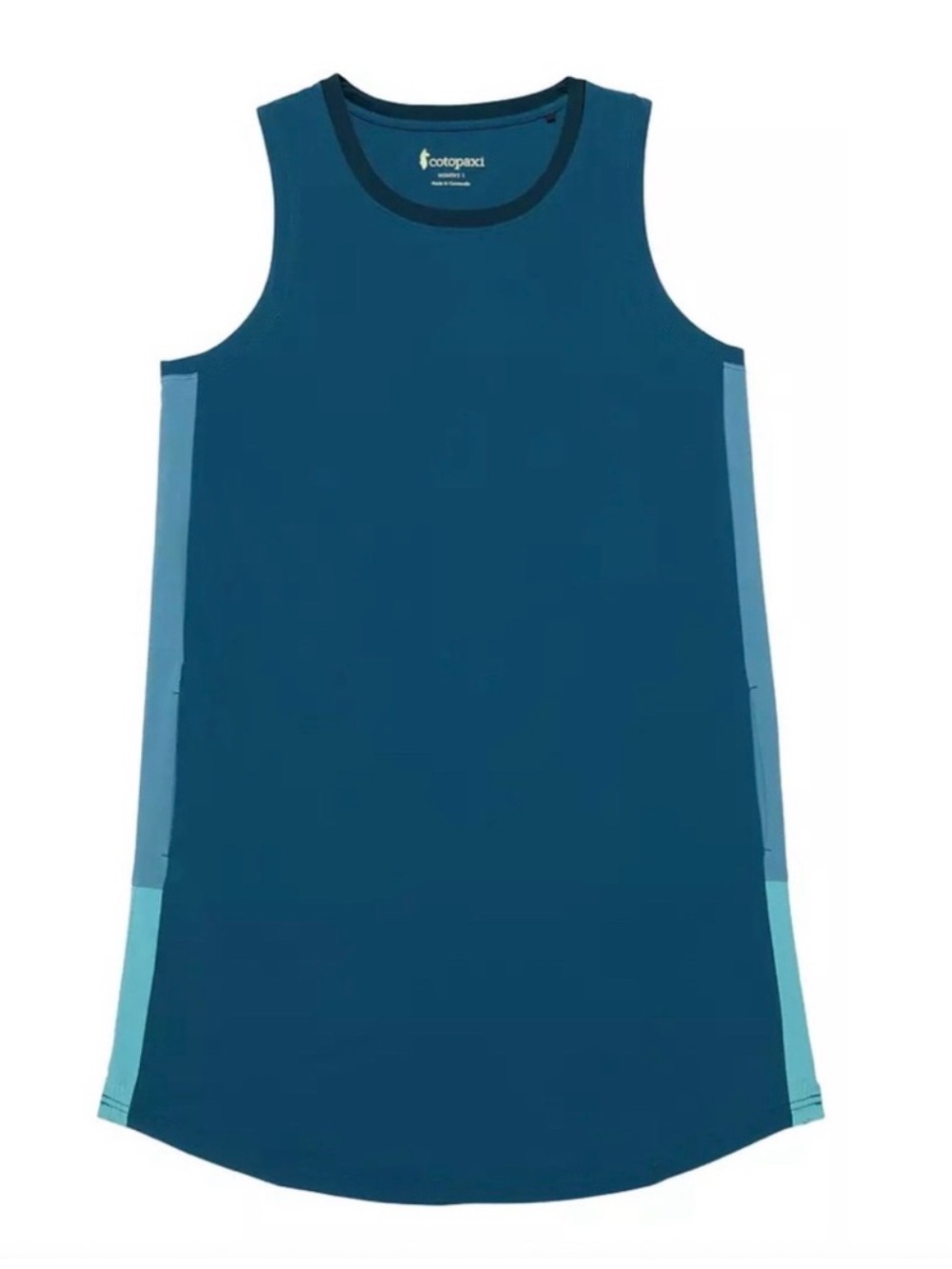 cotopaxi Teal and Light Blue Sleeveless Shift Dress